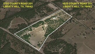Plus de détails pour 1625 County Road 201, Liberty Hill, TX - Terrain à vendre