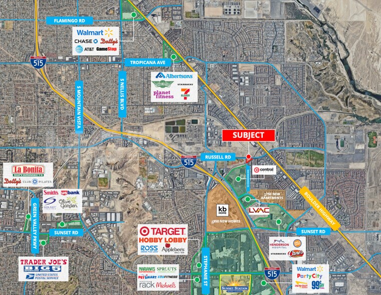 5986-6001 E Russell Rd, Henderson, NV à vendre - Aérien – Image 3 sur 3