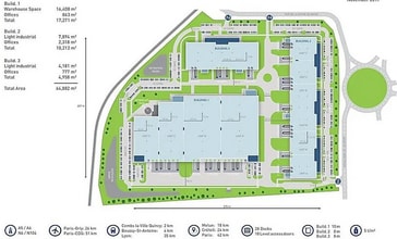 Industriel/Logistique dans Combs-la-Ville à louer Plan de site– Image 2 sur 2