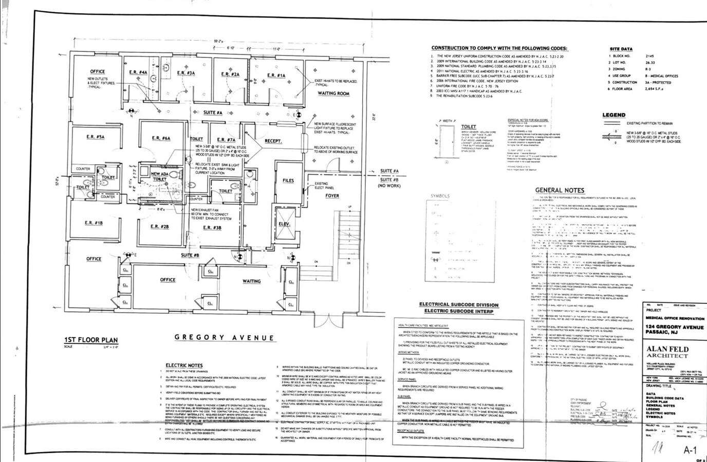 124-132 Gregory Ave, Passaic, NJ 07055 - Lot 201 -  - Plan d’étage - Image 1 of 1