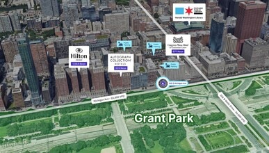520 S Michigan Ave, Chicago, IL à louer Carte– Image 2 sur 3