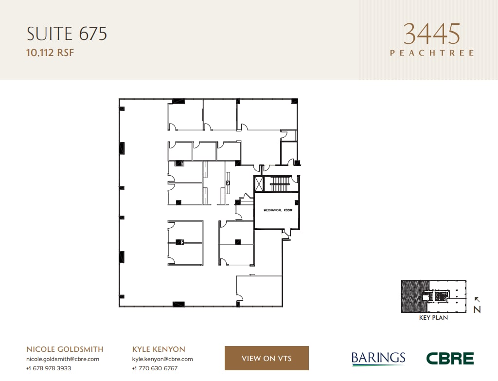 3445 Peachtree Rd NE, Atlanta, GA à louer Plan d’étage– Image 1 sur 1