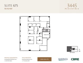 3445 Peachtree Rd NE, Atlanta, GA à louer Plan d’étage– Image 1 sur 1