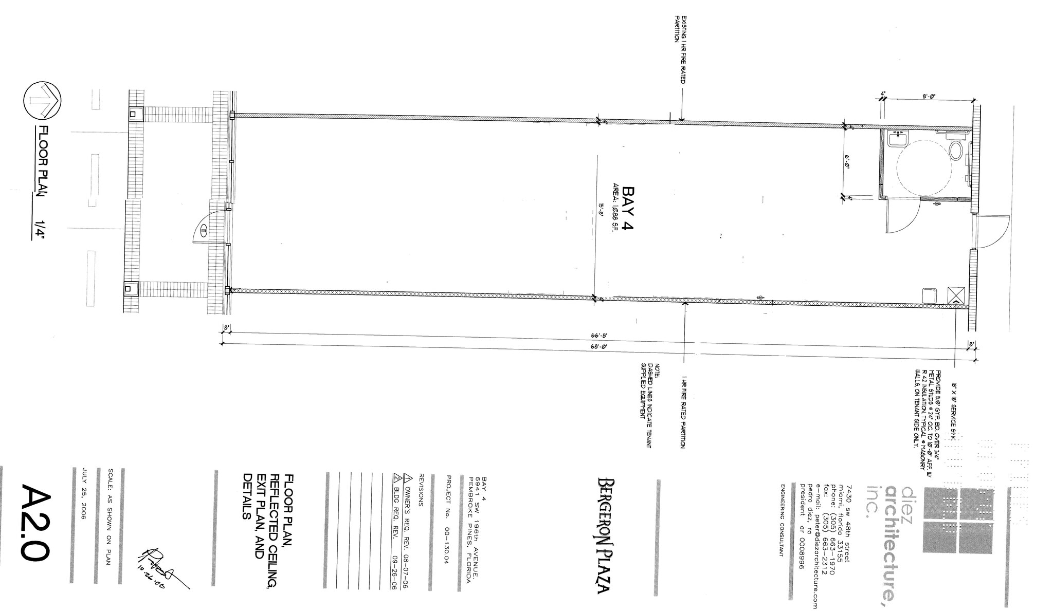 6941 SW 196th Ave, Pembroke Pines, FL à louer Plan d’étage– Image 1 sur 1