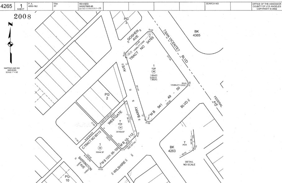 11601 Wilshire Blvd, Los Angeles, CA à louer - Plan cadastral – Image 2 sur 23