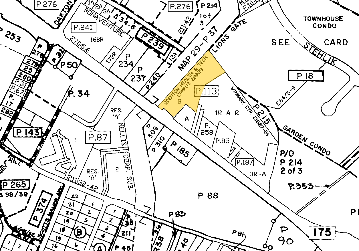 1150 Annapolis Rd, Odenton, MD à vendre Plan cadastral– Image 1 sur 2