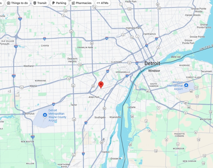 19290 Allen Rd, Melvindale, MI à louer - Plan cadastral – Image 3 sur 3
