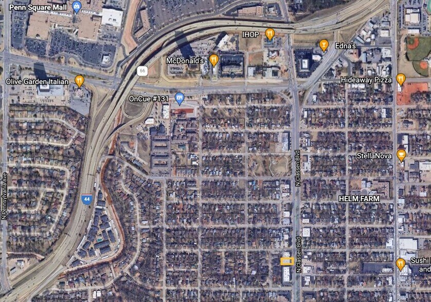 4323 N Classen Blvd, Oklahoma City, OK à vendre - Aérien – Image 3 sur 3