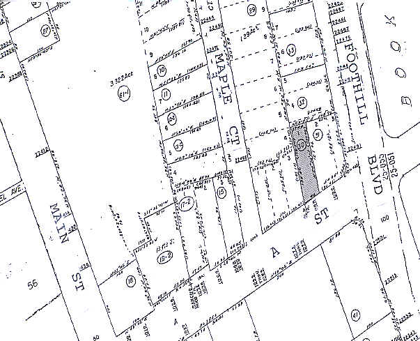 1086 A St, Hayward, CA à vendre - Plan cadastral – Image 2 sur 3