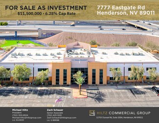 Plus de détails pour 7777 Eastgate Rd, Henderson, NV - Bureau à vendre