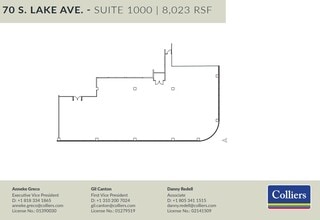 70 S Lake Ave, Pasadena, CA à louer Plan d’étage– Image 1 sur 1