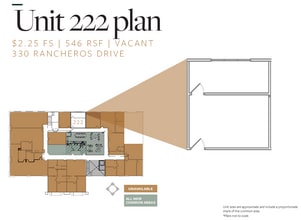 330 Rancheros Dr, San Marcos, CA à louer Plan d’étage– Image 1 sur 1