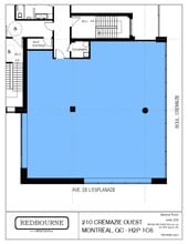 200-220 Boul Crémazie O, Montréal, QC à louer Plan de site– Image 1 sur 1