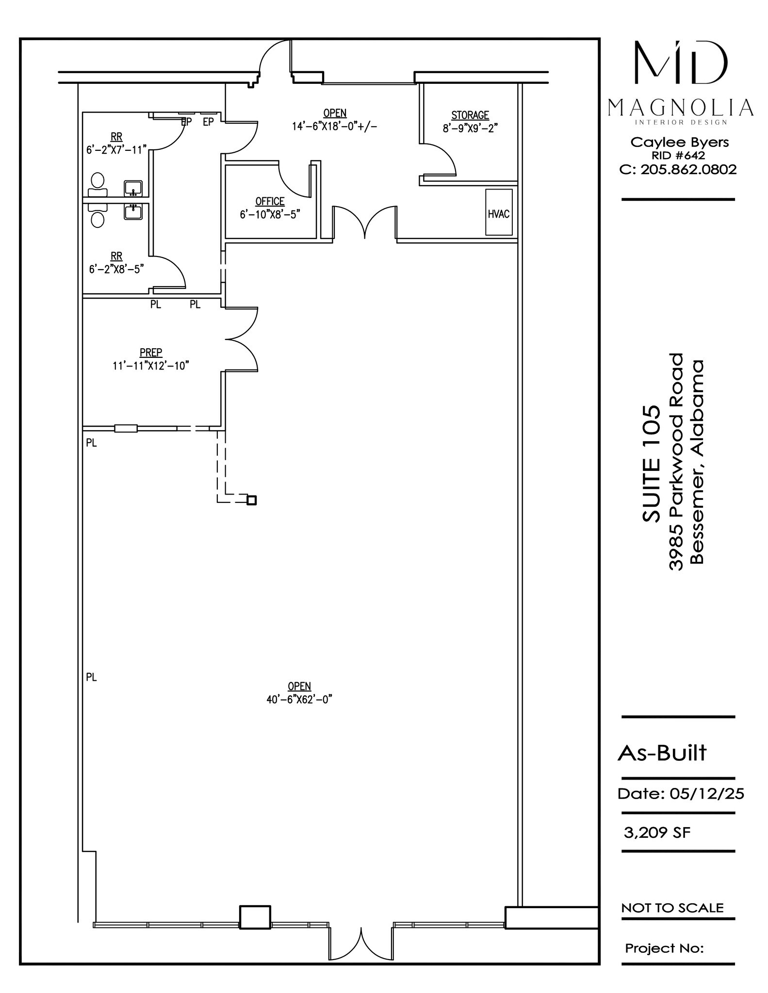 3985 Parkwood Rd SE, Bessemer, AL à louer Plan de site– Image 1 sur 1