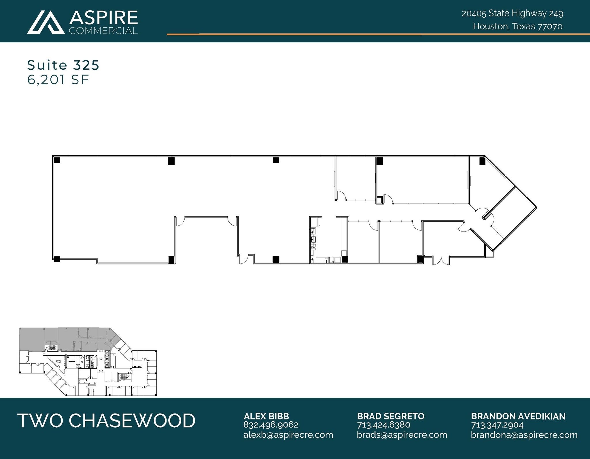 20333 State Highway 249, Houston, TX à louer Plan d’étage– Image 1 sur 2