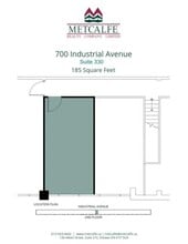 700 Industrial Ave, Ottawa, ON à louer Plan d’étage– Image 1 sur 1