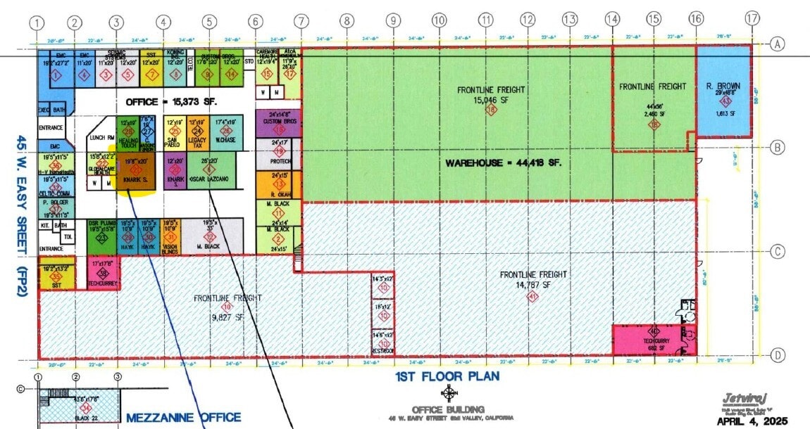 45 W Easy St, Simi Valley, CA à louer Plan d’étage– Image 1 sur 1