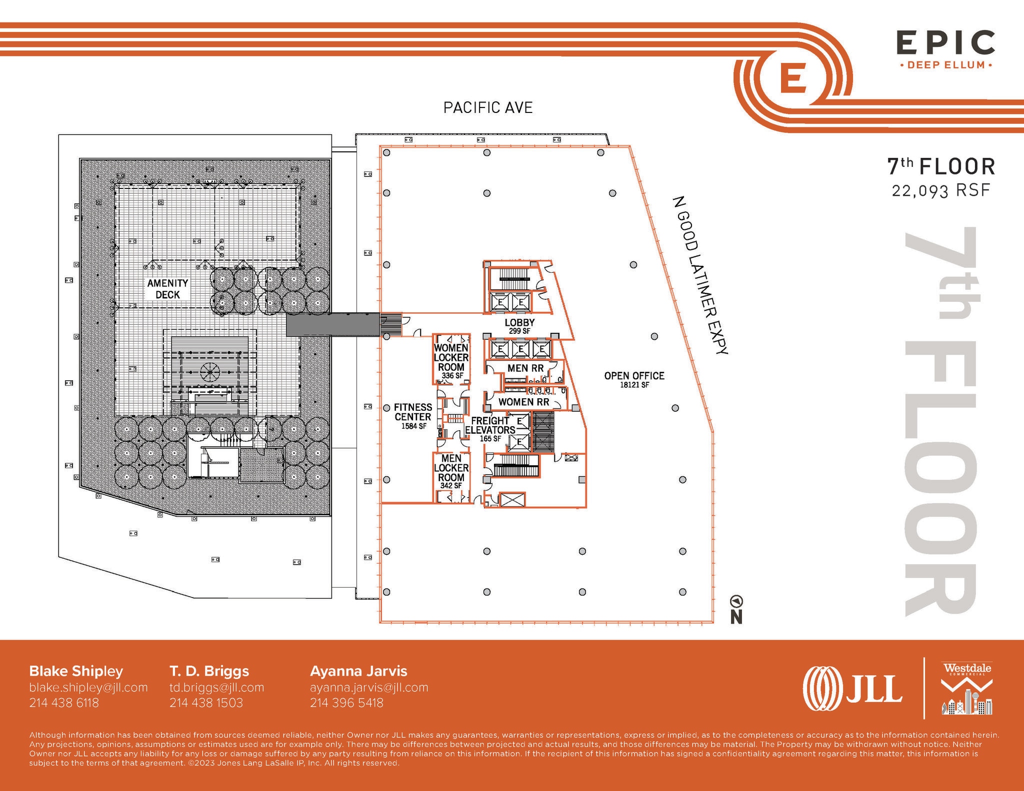 2550 Pacific Ave, Dallas, TX à louer Plan d’étage– Image 1 sur 1