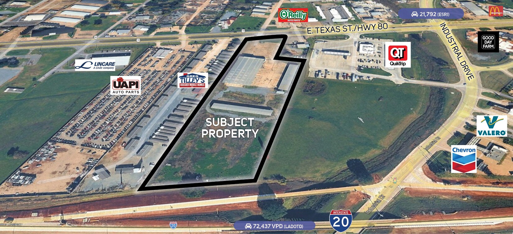 4306 E Texas St, Bossier City, LA à vendre Photo de l’immeuble– Image 1 sur 8