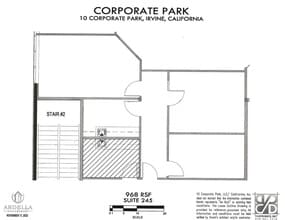10 Corporate Park, Irvine, CA à louer Plan d’étage– Image 2 sur 2