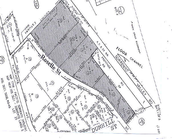 11035 Roselle St, San Diego, CA à louer - Plan cadastral – Image 2 sur 5