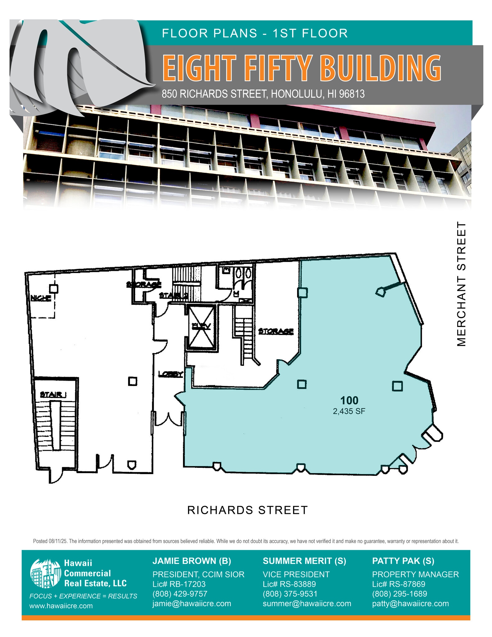 249 Merchant St, Honolulu, HI à vendre Plan d’étage– Image 1 sur 1