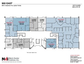 900 E Indiantown Rd, Jupiter, FL à louer Plan d’étage– Image 1 sur 2