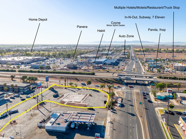 2215 S 4th St, El Centro, CA à vendre - Aérien – Image 3 sur 3