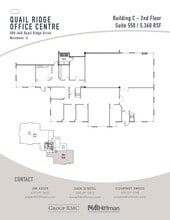 300-490 Quail Ridge Dr, Westmont, IL à louer Plan d’étage– Image 1 sur 1