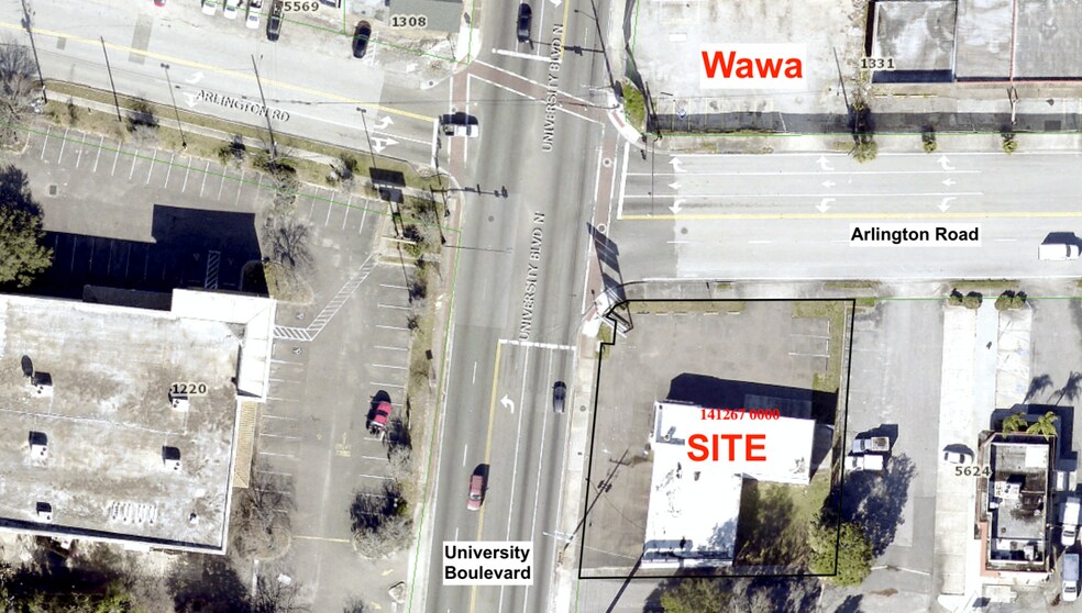 1227 University Blvd N, Jacksonville, FL à vendre - Aérien – Image 3 sur 19