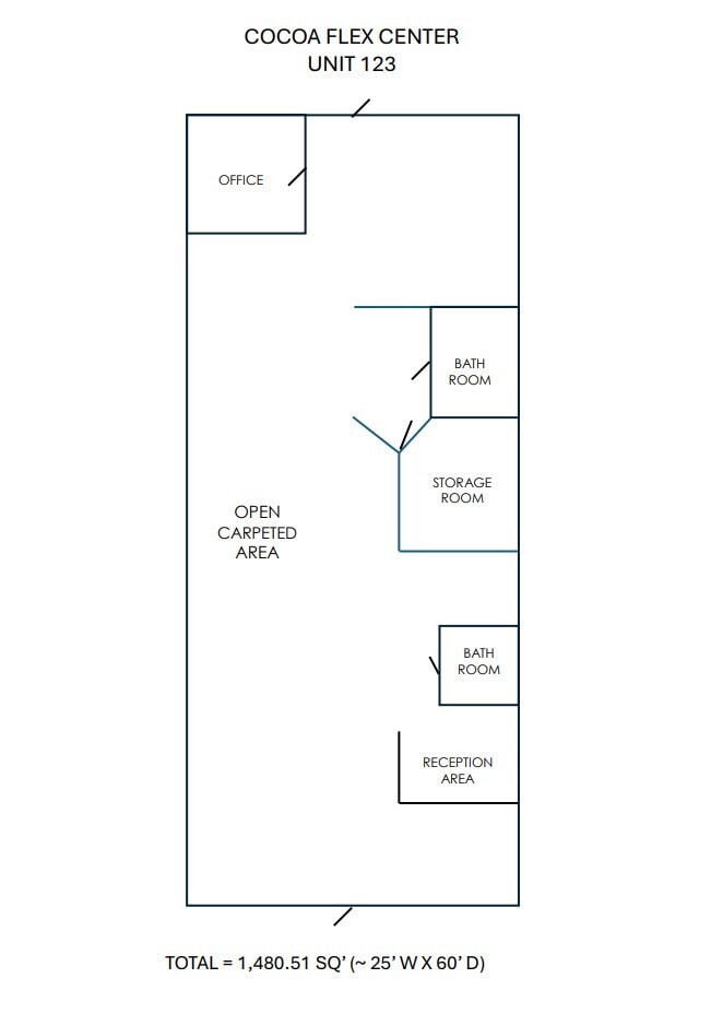 3815 N US Hwy 1, Cocoa, FL à louer Plan d’étage– Image 1 sur 1