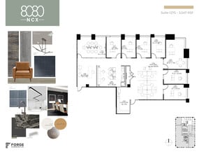 8080 N Central Expy, Dallas, TX à louer Plan d’étage– Image 1 sur 2