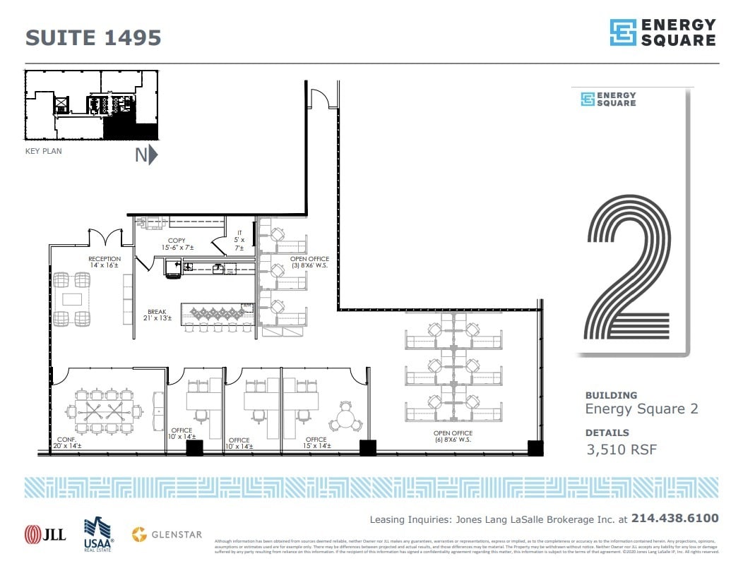 6688 N Central Expy, Dallas, TX à louer Plan d’étage– Image 1 sur 1