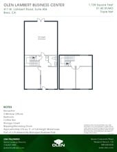 471 W Lambert Rd, Brea, CA à louer Plan d’étage– Image 1 sur 1