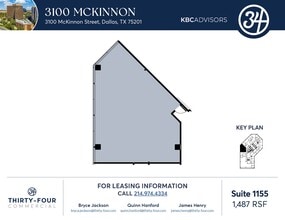 3100 McKinnon St, Dallas, TX à louer Plan d’étage– Image 1 sur 1