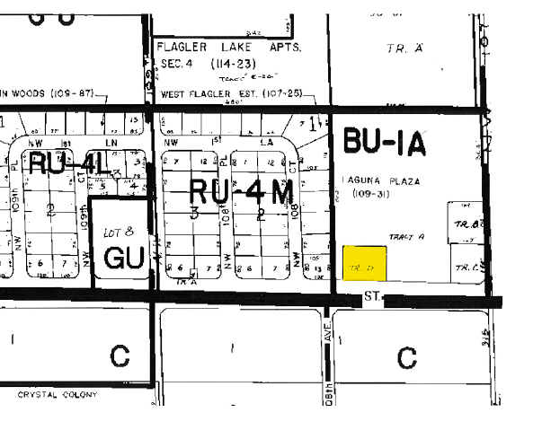 10711-10771 W Flagler St, Miami, FL à louer - Plan cadastral – Image 2 sur 8