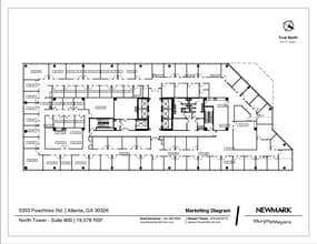 3353 Peachtree Rd NE, Atlanta, GA à louer Plan d’étage– Image 1 sur 1