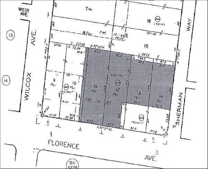 5091-5093 Florence Ave, Bell, CA à louer - Plan cadastral – Image 2 sur 4