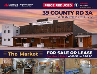 Plus de détails pour 39 County Road 3A, Canon City, CO - Local commercial à vendre
