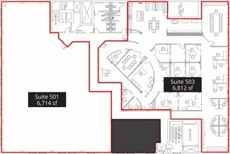 10158-10160 103rd St NW, Edmonton, AB à louer Plan d’étage– Image 1 sur 1