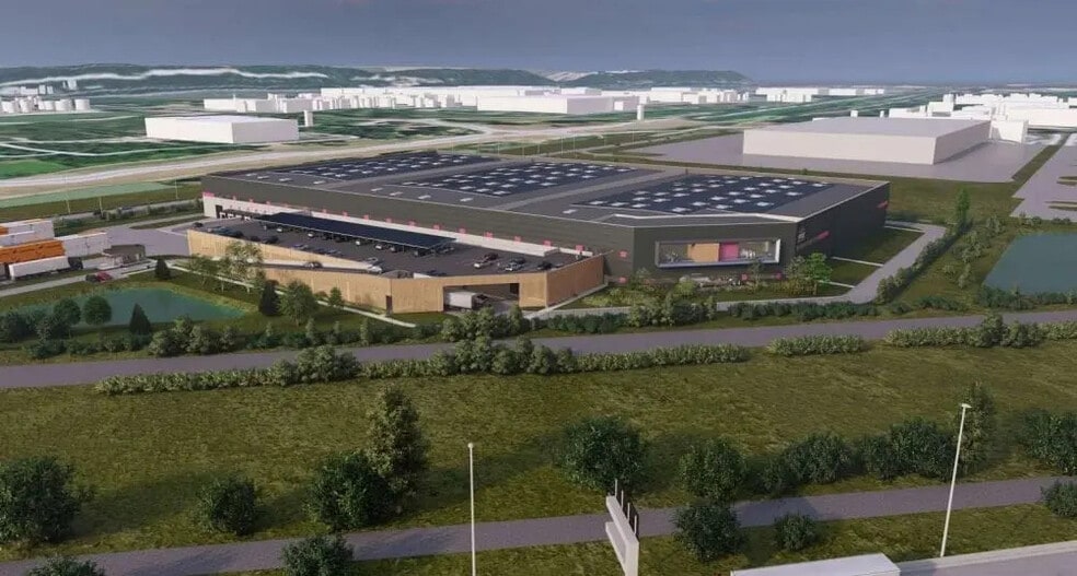 Industriel/Logistique dans Oudalle à louer - Aérien – Image 2 sur 3