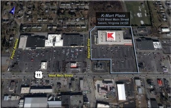 1355 W Main St, Salem, VA - Vue aérienne  vue de carte