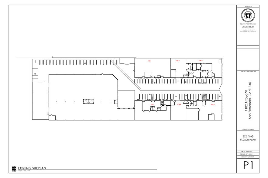1104 Arroyo St, San Fernando, CA à louer - Plan d’étage – Image 2 sur 4