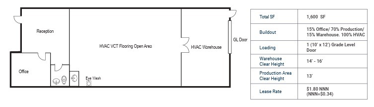 5340 Eastgate Mall, San Diego, CA à louer Plan d’étage– Image 1 sur 1