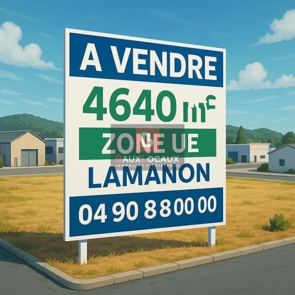 Terrain dans Lamanon à vendre - Photo de l’immeuble – Image 2 sur 3