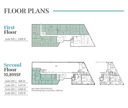 1520 Nutmeg Pl, Costa Mesa, CA à louer Plan d’étage– Image 2 sur 2