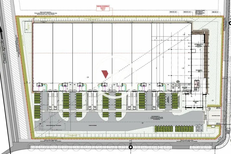Local d’activités dans Puiseux-en-France à louer Plan de site– Image 1 sur 2