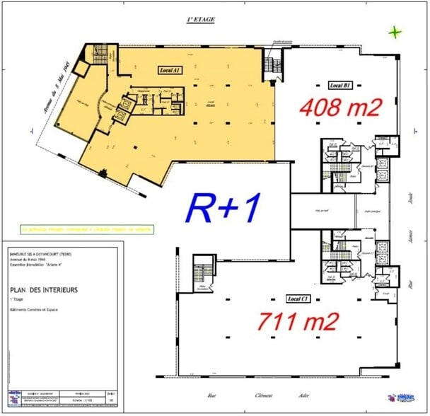 7 Avenue Du 8 Mai 1945, Guyancourt à louer - Plan d’étage – Image 3 sur 6