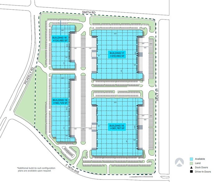22205 E 19th Ave, Aurora, CO à louer - Plan de site – Image 2 sur 2