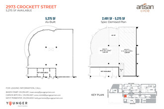 2973 W 7th St, Fort Worth, TX à louer Plan d’étage– Image 1 sur 3